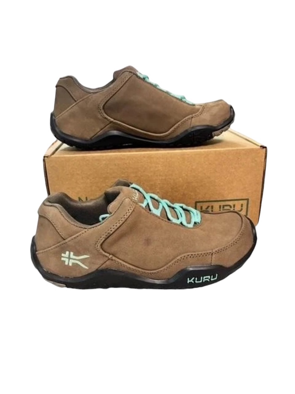 KURU Chicane Shoes Womens 9 Wide Warmstone Nubuck Trail Sneakers Comfort
